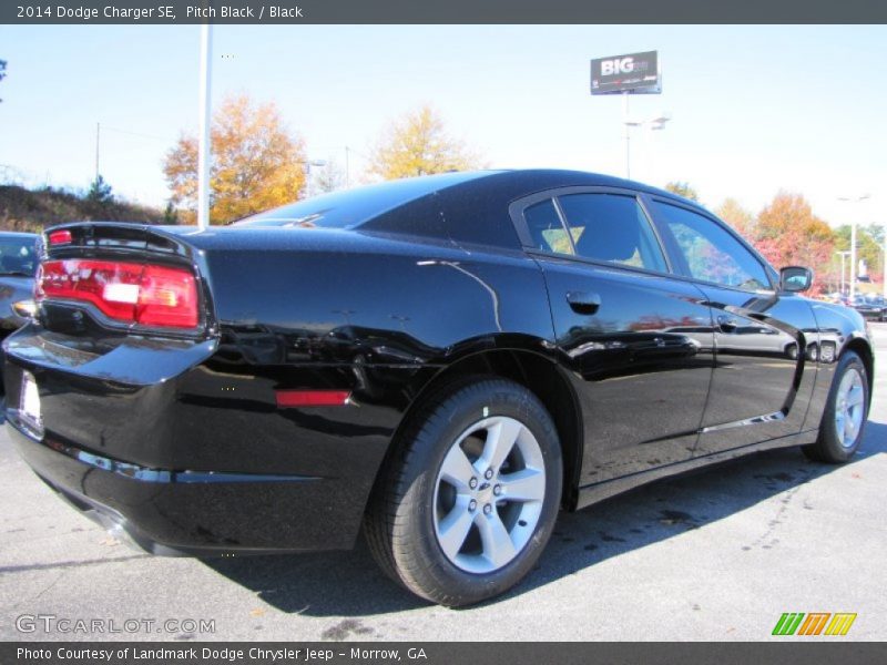 Pitch Black / Black 2014 Dodge Charger SE