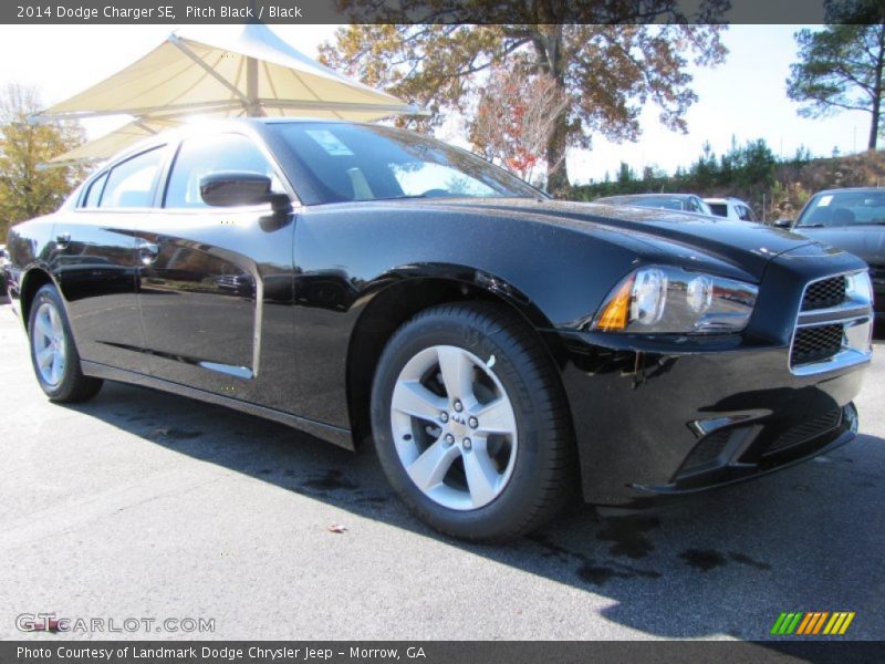 Pitch Black / Black 2014 Dodge Charger SE