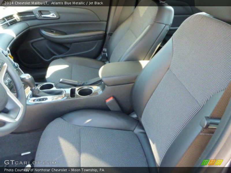Atlantis Blue Metallic / Jet Black 2014 Chevrolet Malibu LT