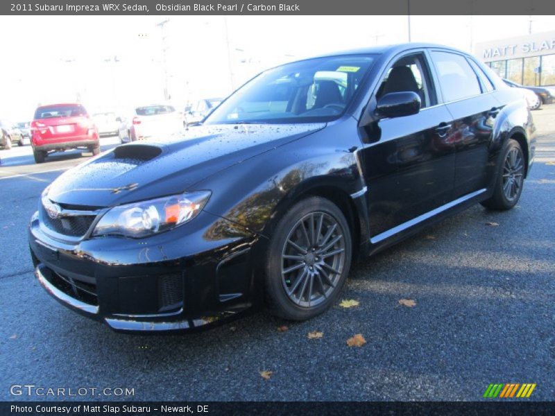 Obsidian Black Pearl / Carbon Black 2011 Subaru Impreza WRX Sedan