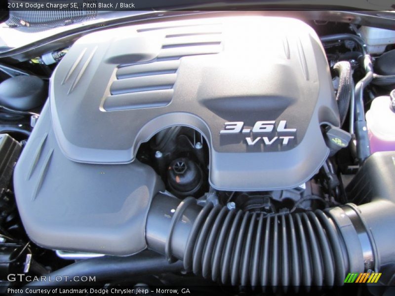 Pitch Black / Black 2014 Dodge Charger SE