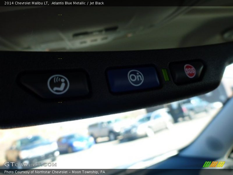 Atlantis Blue Metallic / Jet Black 2014 Chevrolet Malibu LT