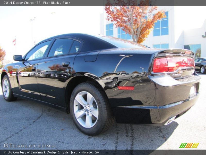 Pitch Black / Black 2014 Dodge Charger SE