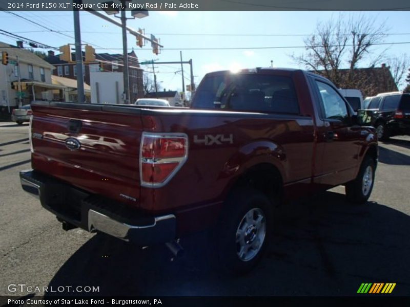 Ruby Red / Pale Adobe 2014 Ford F150 XLT Regular Cab 4x4