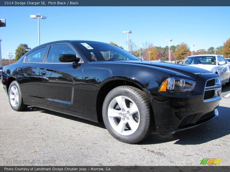 Pitch Black / Black 2014 Dodge Charger SE