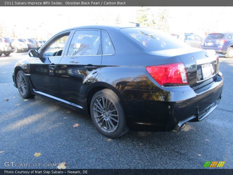 Obsidian Black Pearl / Carbon Black 2011 Subaru Impreza WRX Sedan