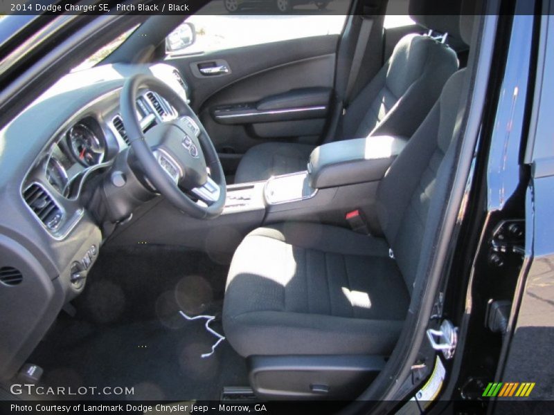 Pitch Black / Black 2014 Dodge Charger SE