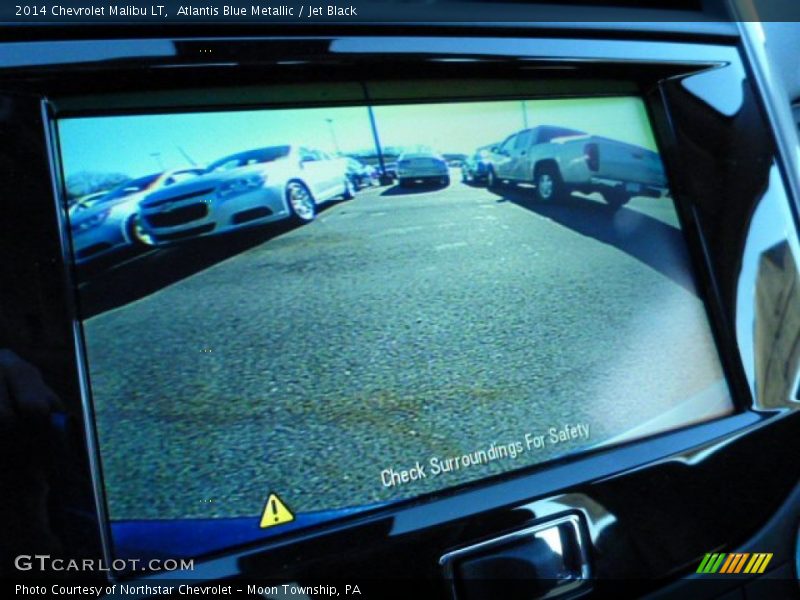 Atlantis Blue Metallic / Jet Black 2014 Chevrolet Malibu LT