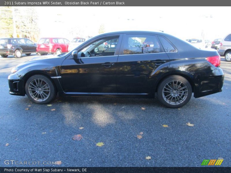 Obsidian Black Pearl / Carbon Black 2011 Subaru Impreza WRX Sedan