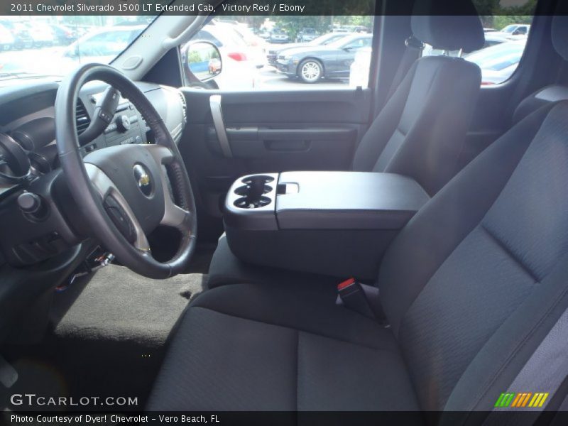 Victory Red / Ebony 2011 Chevrolet Silverado 1500 LT Extended Cab