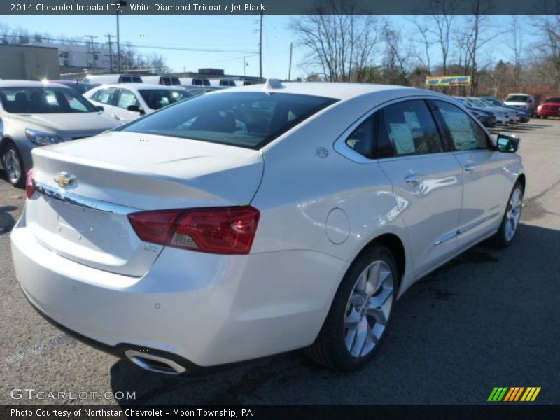 White Diamond Tricoat / Jet Black 2014 Chevrolet Impala LTZ