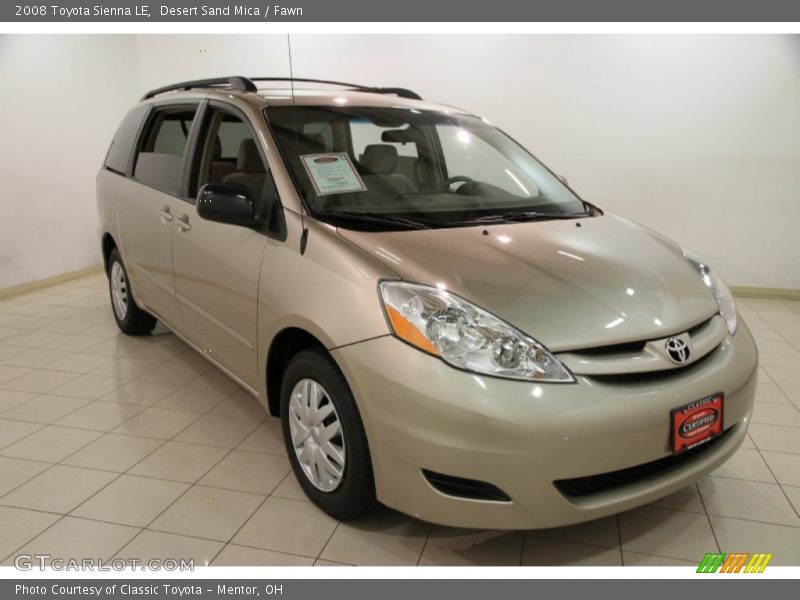 Desert Sand Mica / Fawn 2008 Toyota Sienna LE