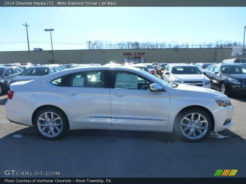 White Diamond Tricoat / Jet Black 2014 Chevrolet Impala LTZ