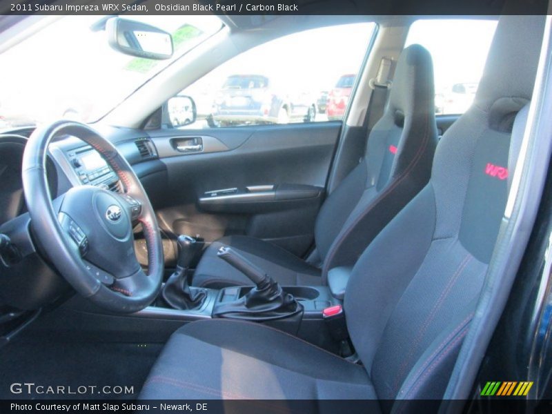 Obsidian Black Pearl / Carbon Black 2011 Subaru Impreza WRX Sedan