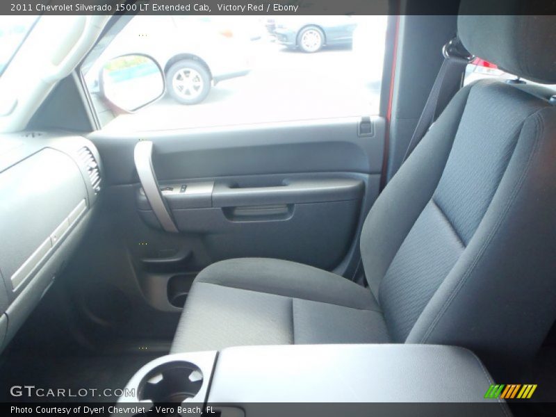 Victory Red / Ebony 2011 Chevrolet Silverado 1500 LT Extended Cab