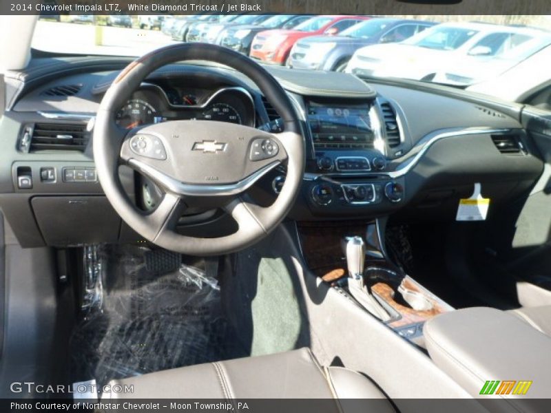 White Diamond Tricoat / Jet Black 2014 Chevrolet Impala LTZ