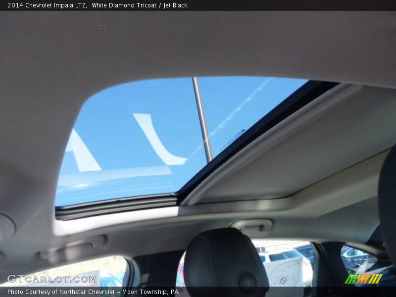 White Diamond Tricoat / Jet Black 2014 Chevrolet Impala LTZ