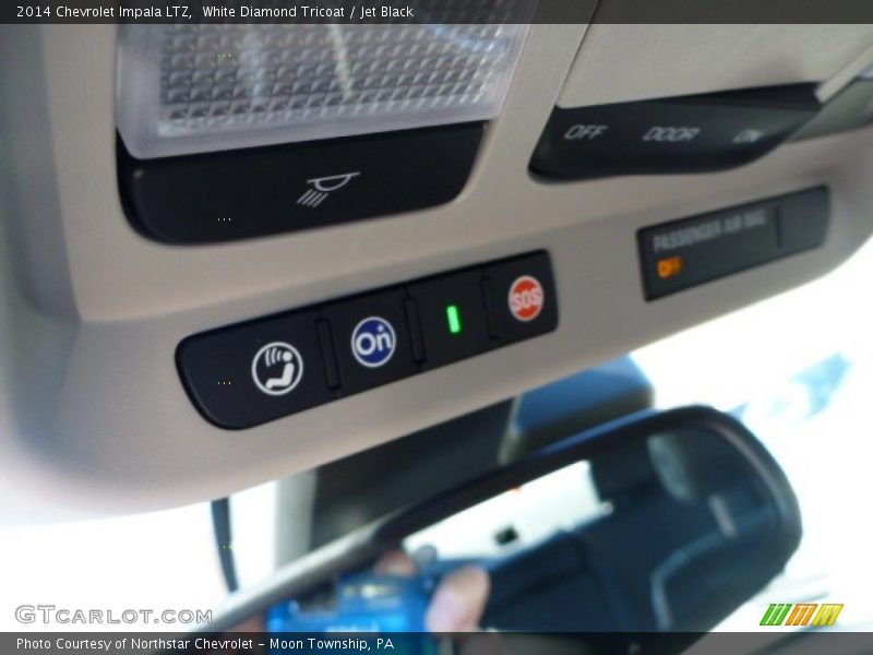 White Diamond Tricoat / Jet Black 2014 Chevrolet Impala LTZ