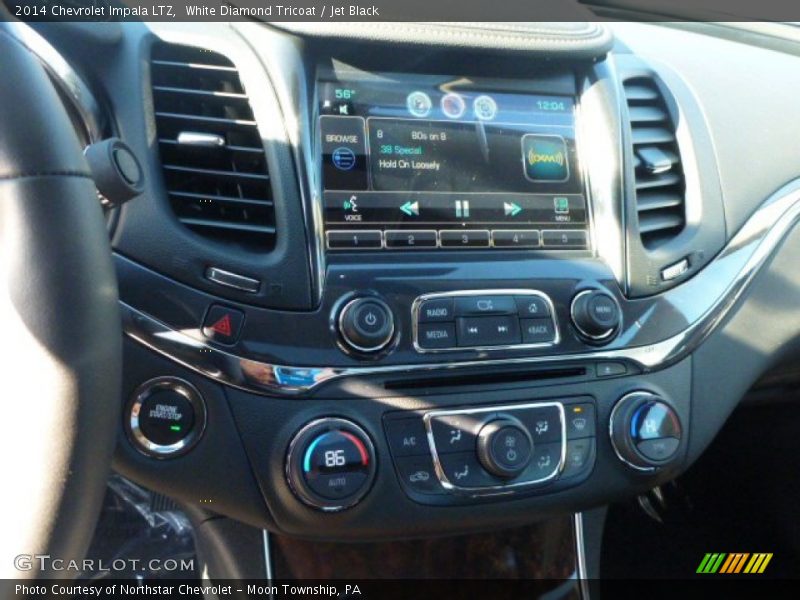 White Diamond Tricoat / Jet Black 2014 Chevrolet Impala LTZ