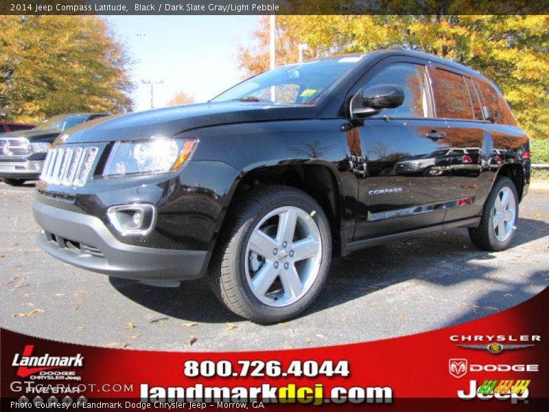Black / Dark Slate Gray/Light Pebble 2014 Jeep Compass Latitude