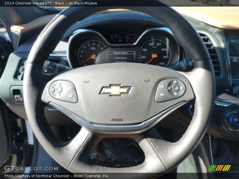 Black / Jet Black/Mojave 2014 Chevrolet Impala LTZ