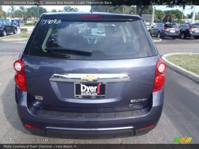Atlantis Blue Metallic / Light Titanium/Jet Black 2014 Chevrolet Equinox LS
