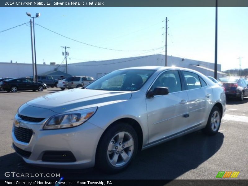 Silver Ice Metallic / Jet Black 2014 Chevrolet Malibu LS