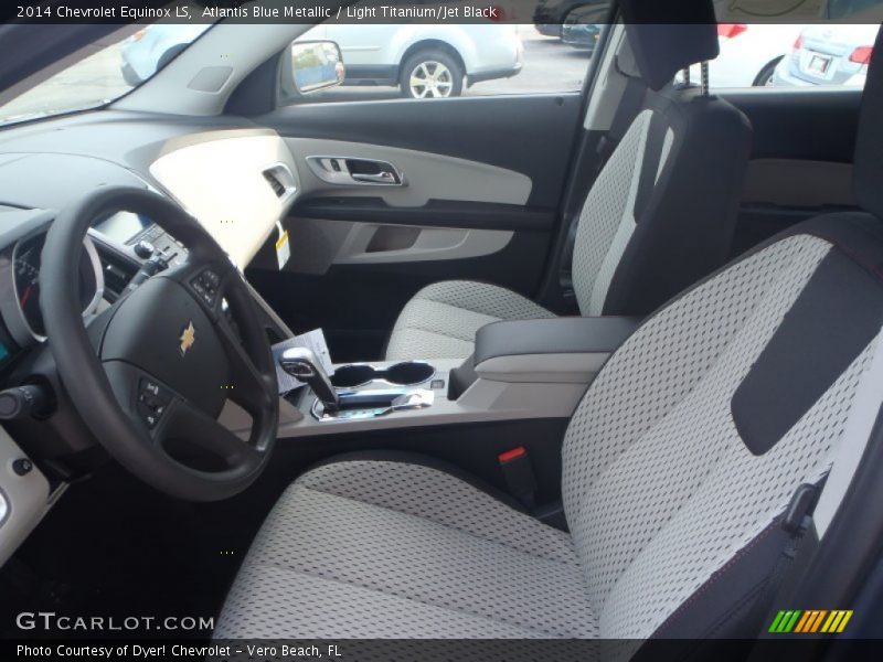 Atlantis Blue Metallic / Light Titanium/Jet Black 2014 Chevrolet Equinox LS