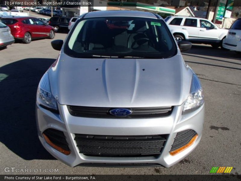 Ingot Silver / Charcoal Black 2014 Ford Escape S