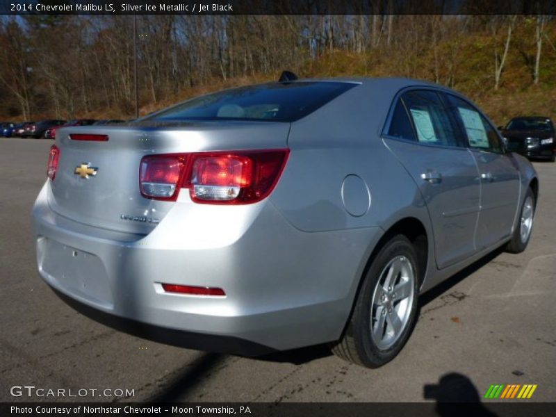 Silver Ice Metallic / Jet Black 2014 Chevrolet Malibu LS
