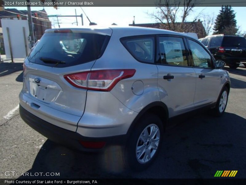 Ingot Silver / Charcoal Black 2014 Ford Escape S