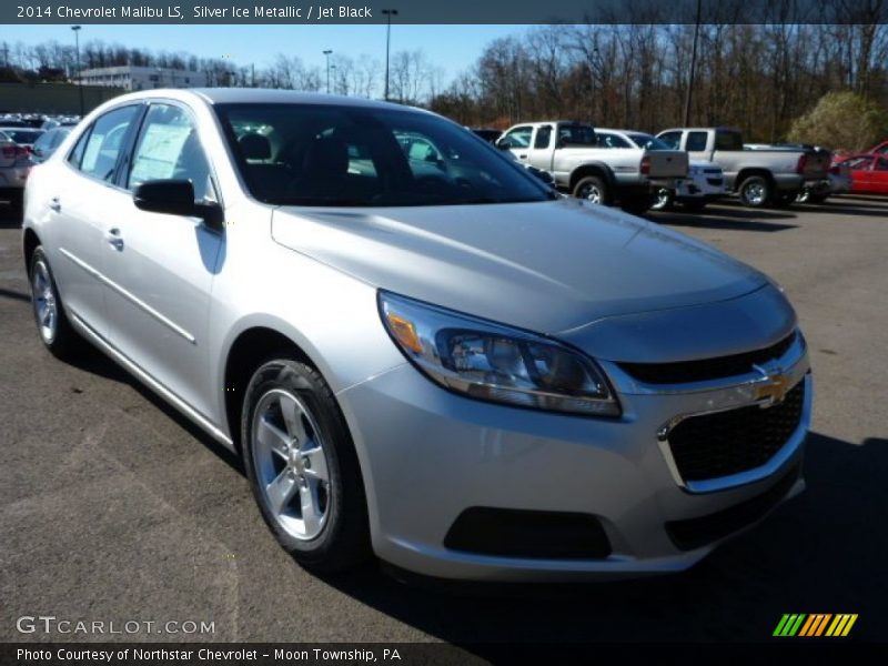 Silver Ice Metallic / Jet Black 2014 Chevrolet Malibu LS