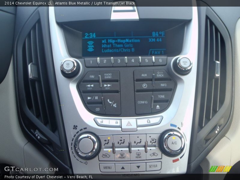 Atlantis Blue Metallic / Light Titanium/Jet Black 2014 Chevrolet Equinox LS