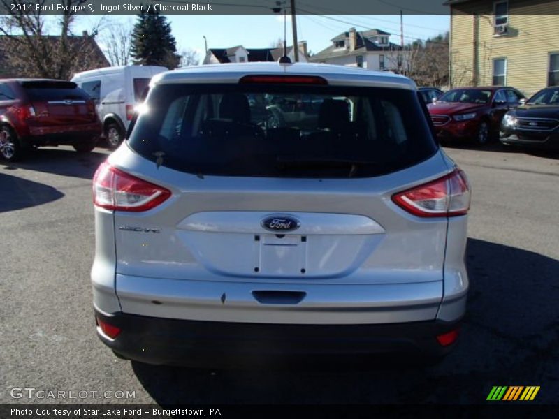 Ingot Silver / Charcoal Black 2014 Ford Escape S