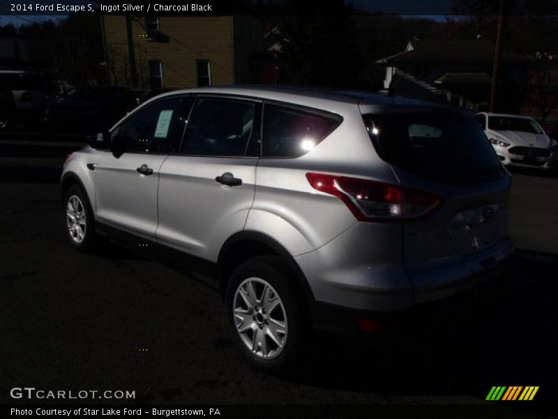 Ingot Silver / Charcoal Black 2014 Ford Escape S