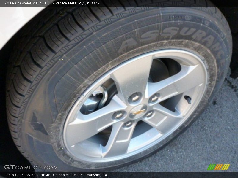 Silver Ice Metallic / Jet Black 2014 Chevrolet Malibu LS