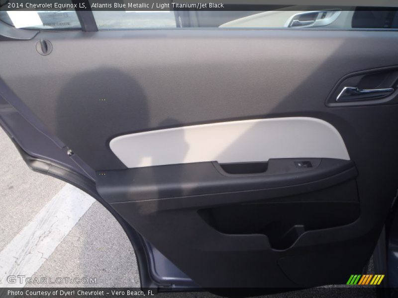 Atlantis Blue Metallic / Light Titanium/Jet Black 2014 Chevrolet Equinox LS