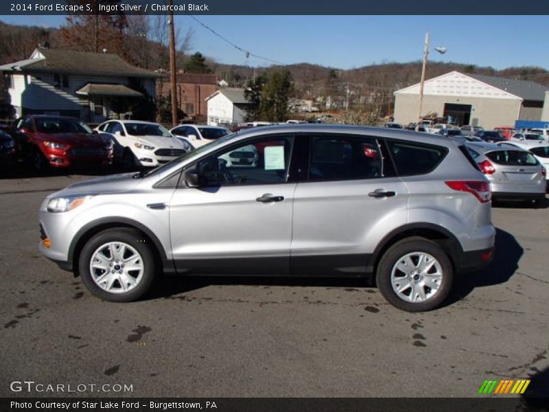 Ingot Silver / Charcoal Black 2014 Ford Escape S