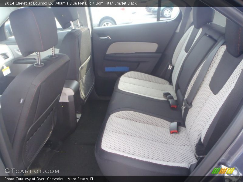 Atlantis Blue Metallic / Light Titanium/Jet Black 2014 Chevrolet Equinox LS