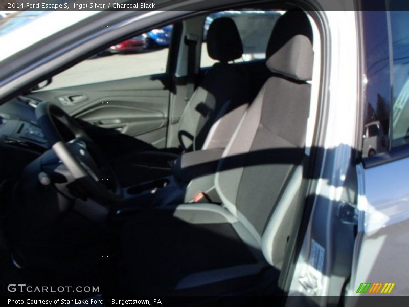 Ingot Silver / Charcoal Black 2014 Ford Escape S