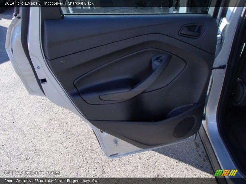 Ingot Silver / Charcoal Black 2014 Ford Escape S