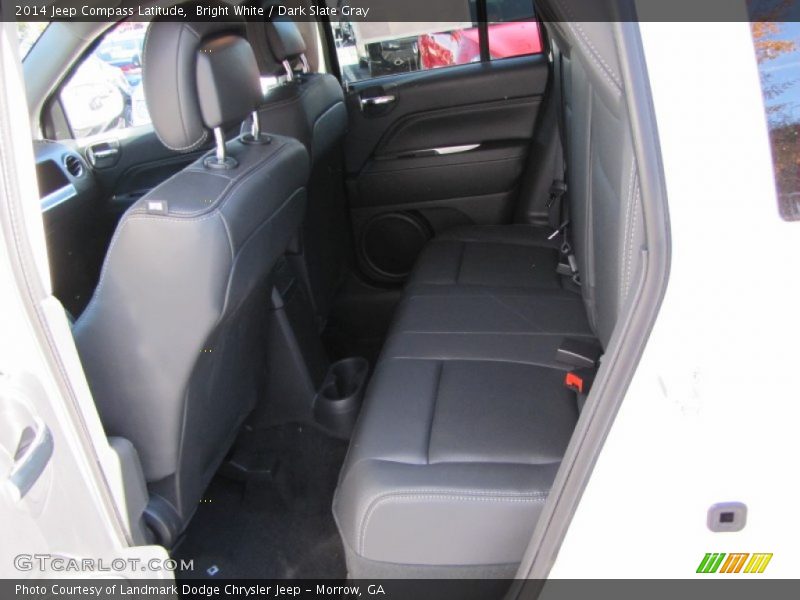 Bright White / Dark Slate Gray 2014 Jeep Compass Latitude