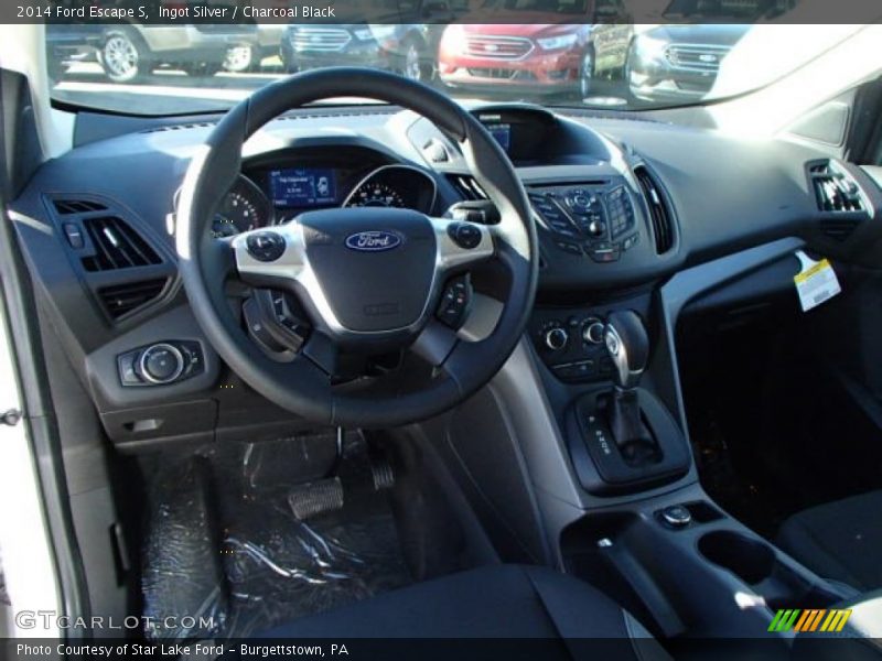 Ingot Silver / Charcoal Black 2014 Ford Escape S