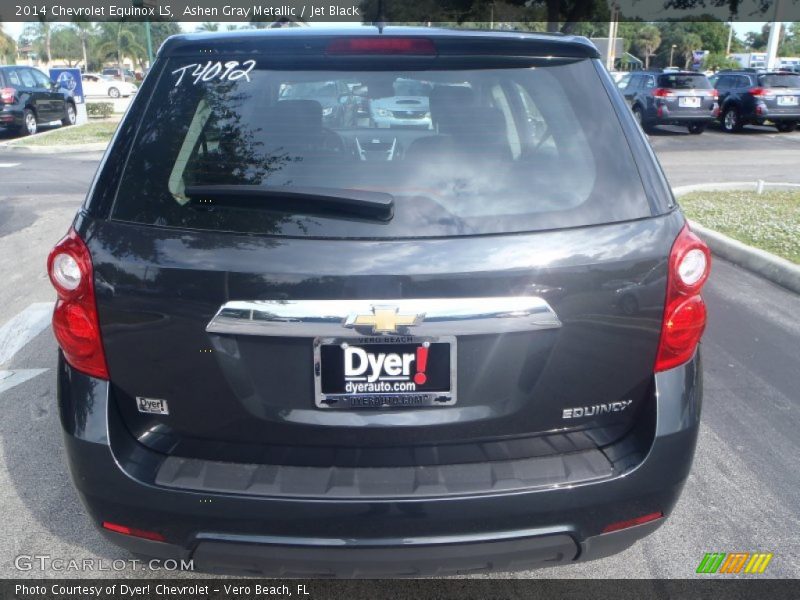 Ashen Gray Metallic / Jet Black 2014 Chevrolet Equinox LS