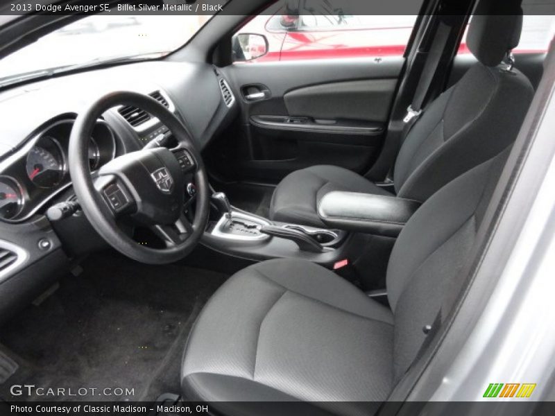 Billet Silver Metallic / Black 2013 Dodge Avenger SE