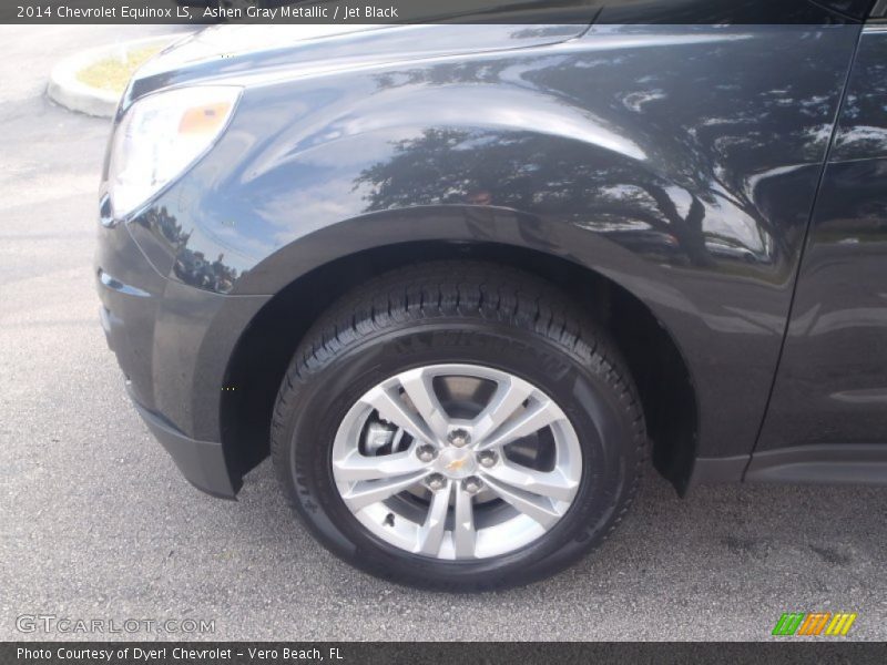 Ashen Gray Metallic / Jet Black 2014 Chevrolet Equinox LS