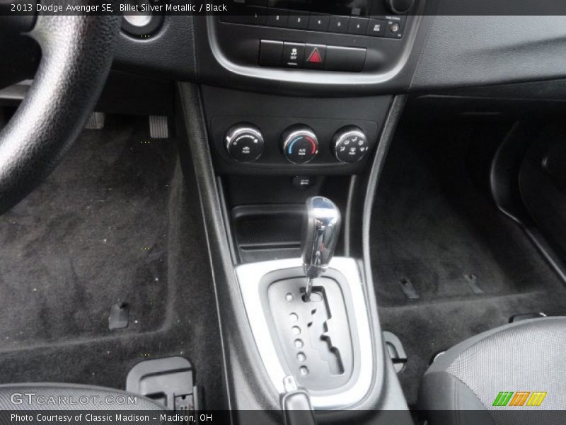 Billet Silver Metallic / Black 2013 Dodge Avenger SE