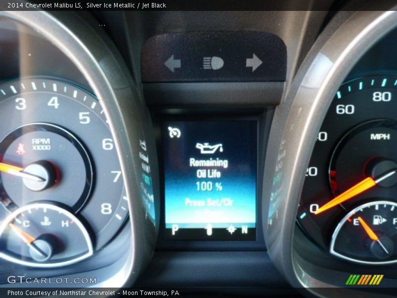 Silver Ice Metallic / Jet Black 2014 Chevrolet Malibu LS