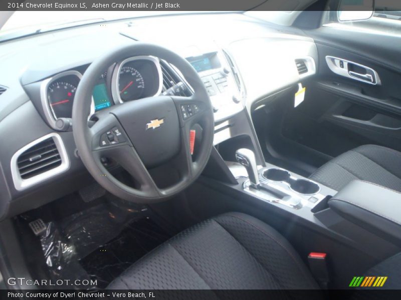 Ashen Gray Metallic / Jet Black 2014 Chevrolet Equinox LS