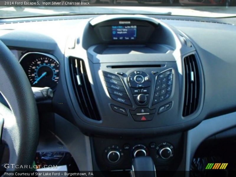 Ingot Silver / Charcoal Black 2014 Ford Escape S